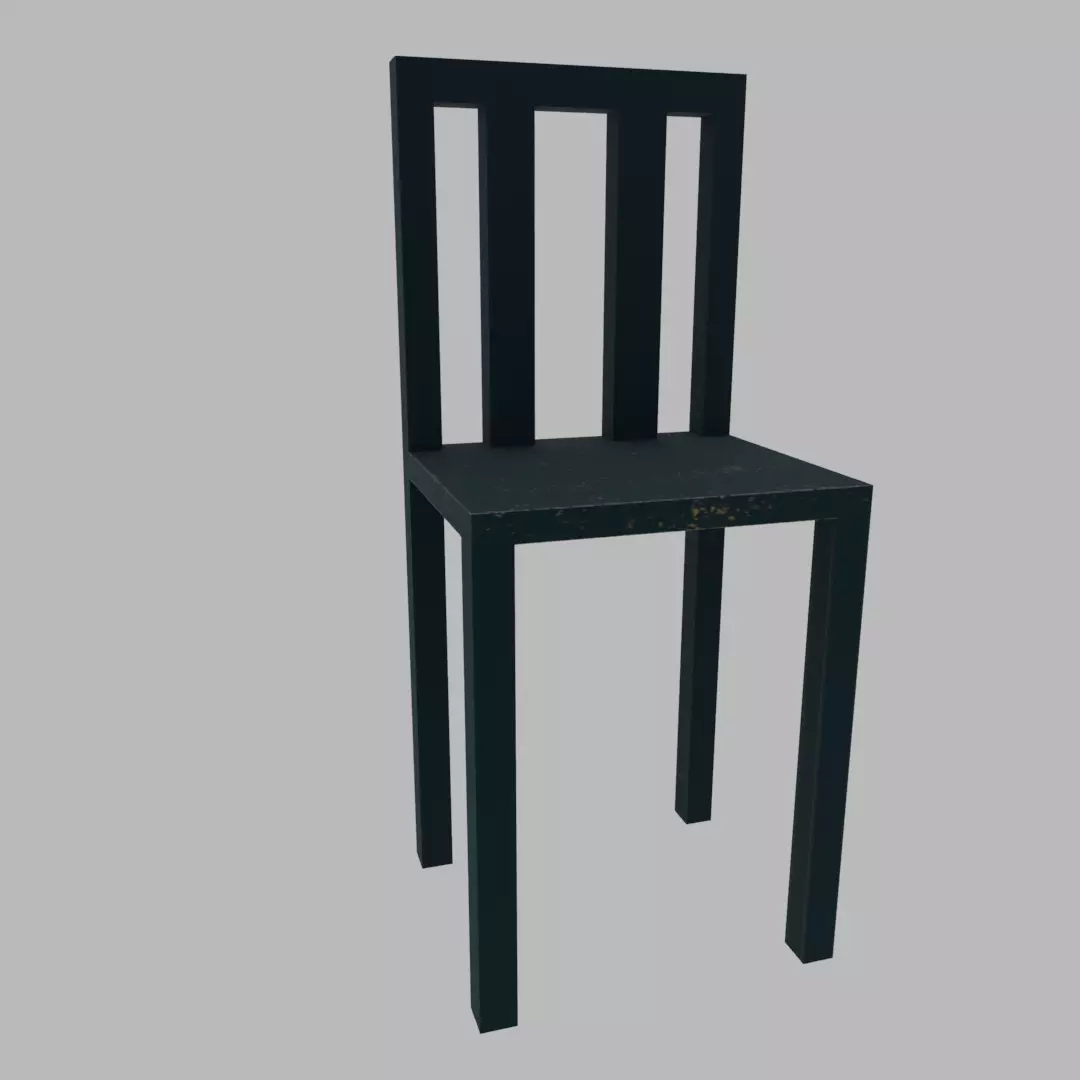 Soviet chair Free low-poly 3D model