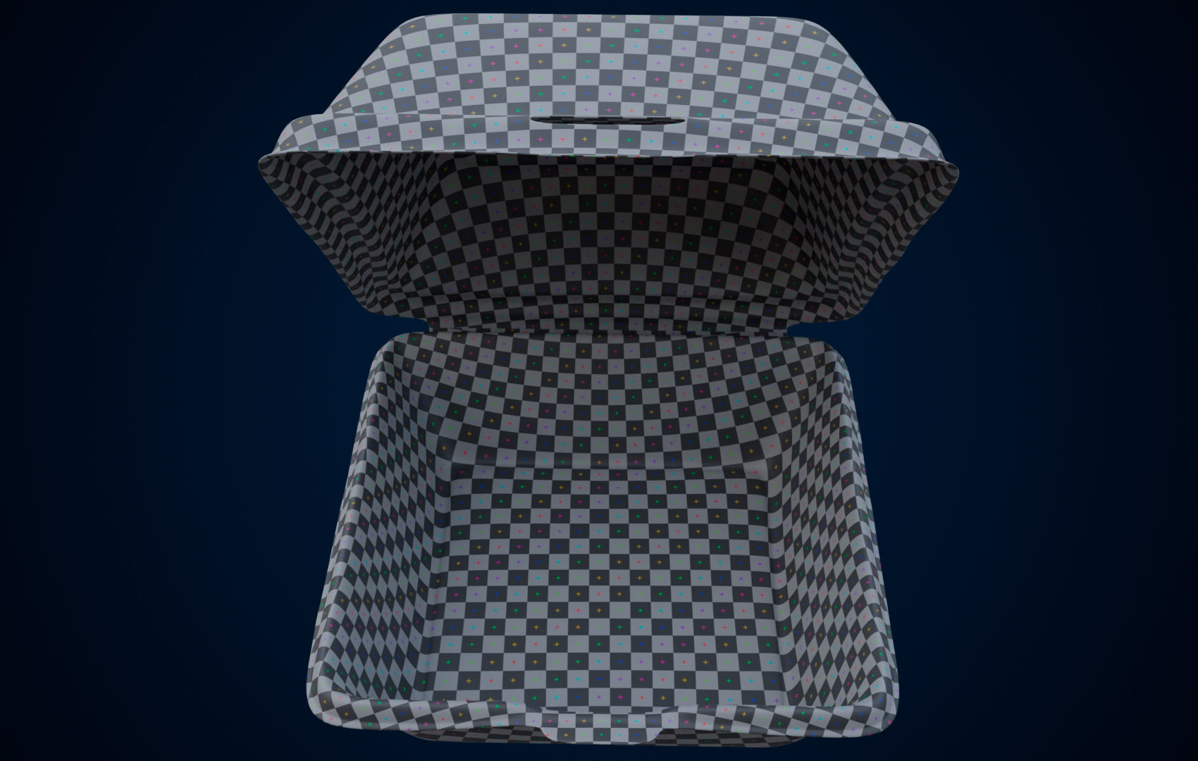 Disposable - Food Styrofoam Container 3D model_39