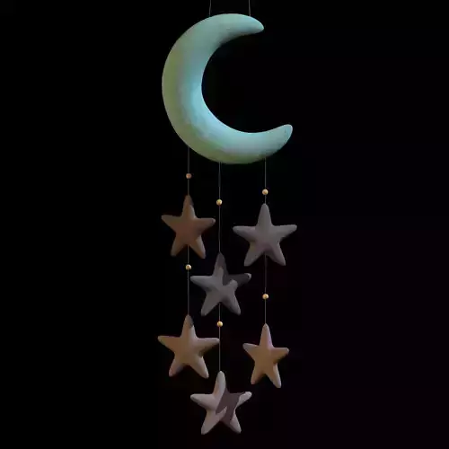 Decoration Moon Stars- Asset