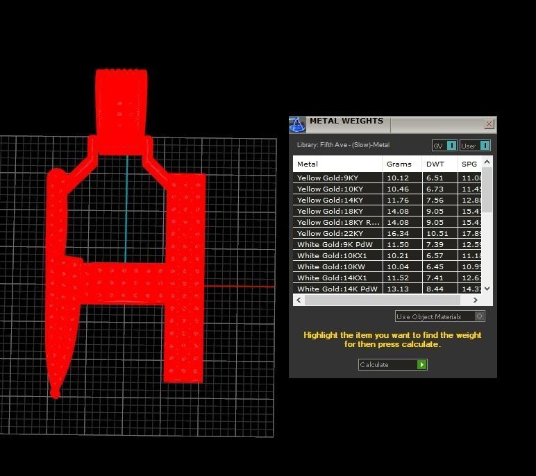 H Knife Pendant V2 3D print model_5
