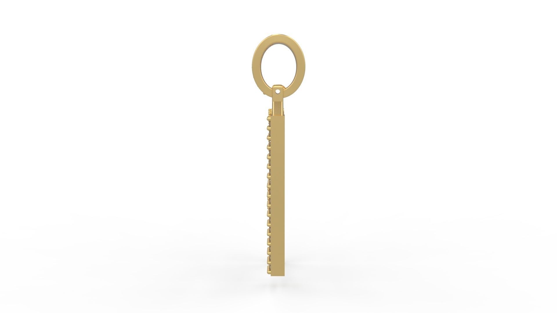 H Knife Pendant V2 3D print model_2