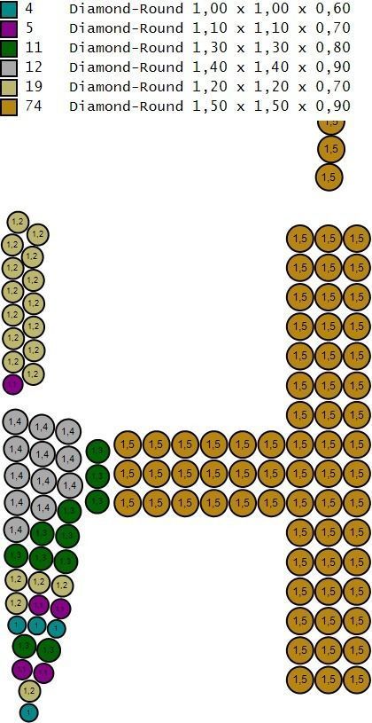 H Knife Pendant V2 3D print model_6