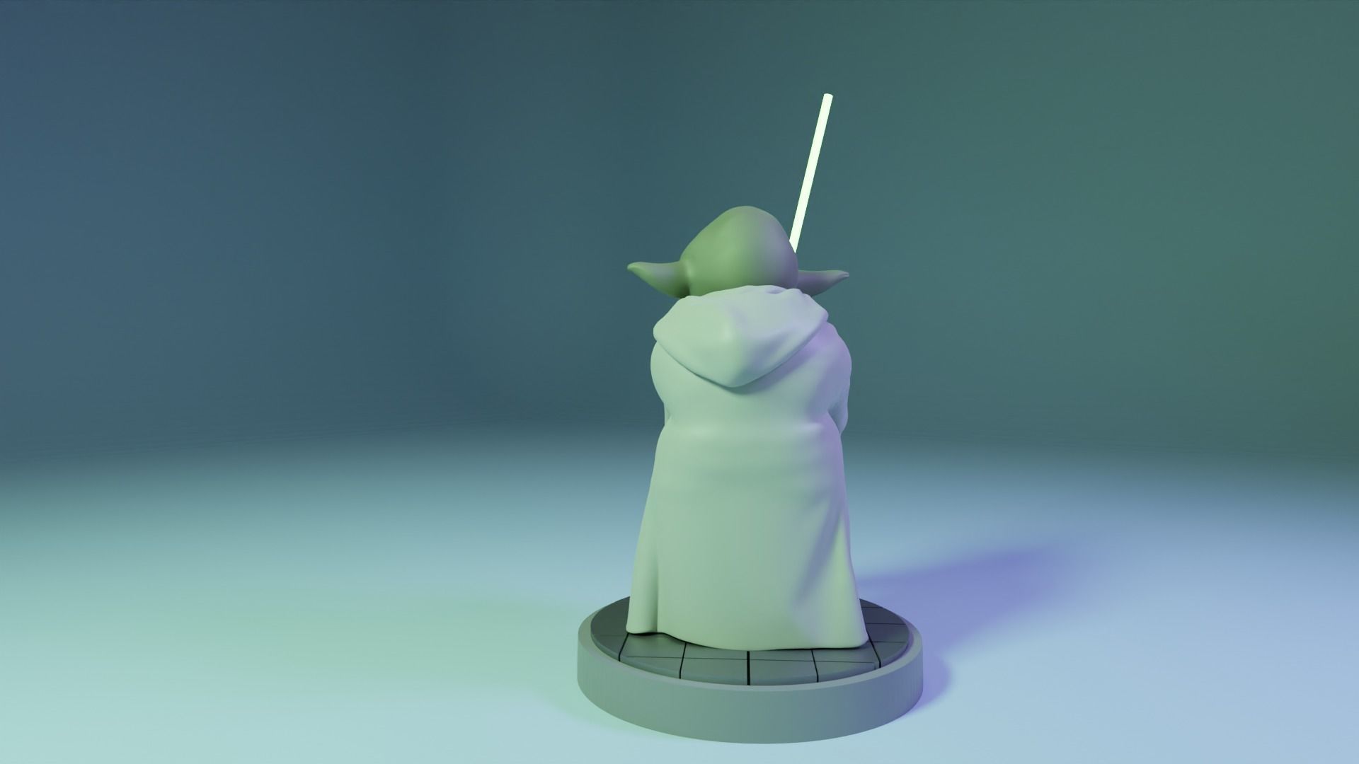 Star wars Yoda 3D print model_8