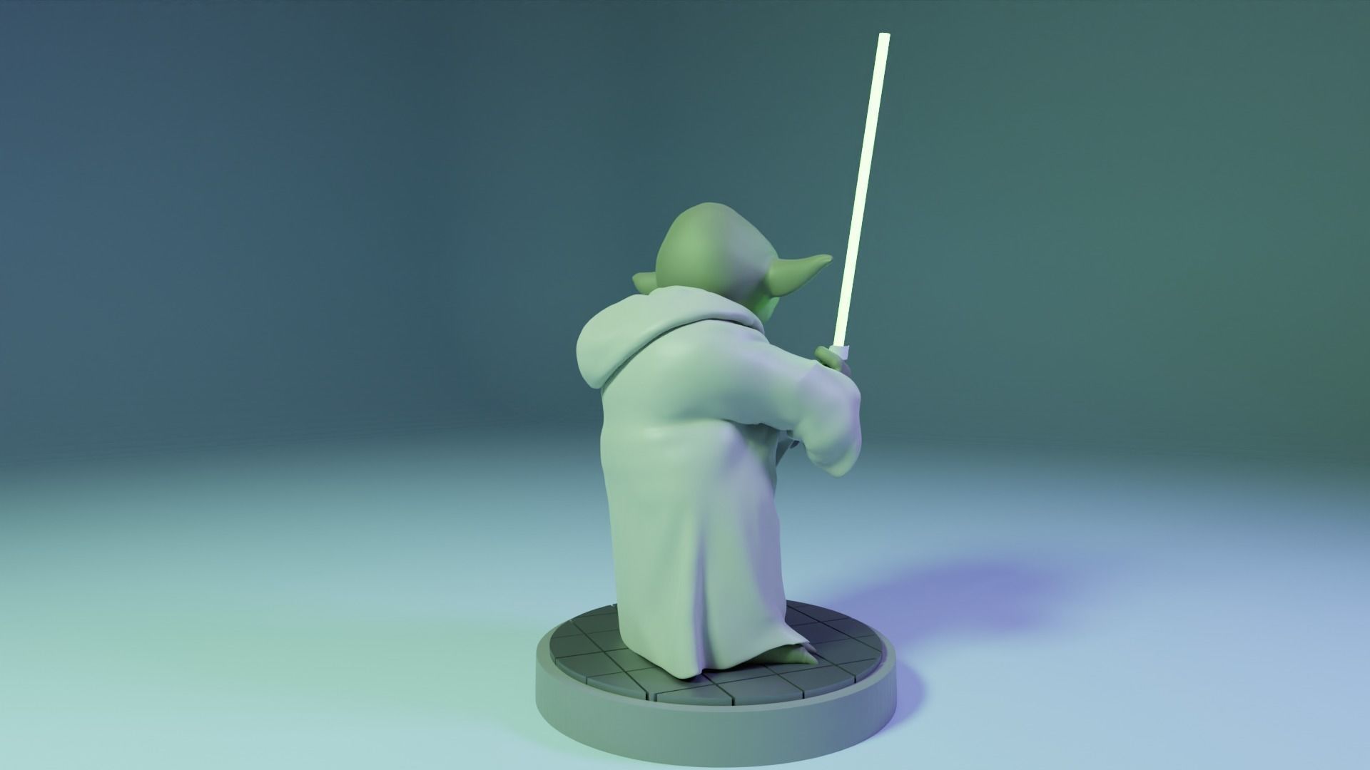 Star wars Yoda 3D print model_10