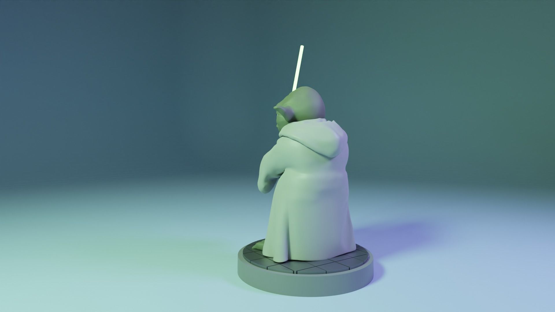 Star wars Yoda 3D print model_6