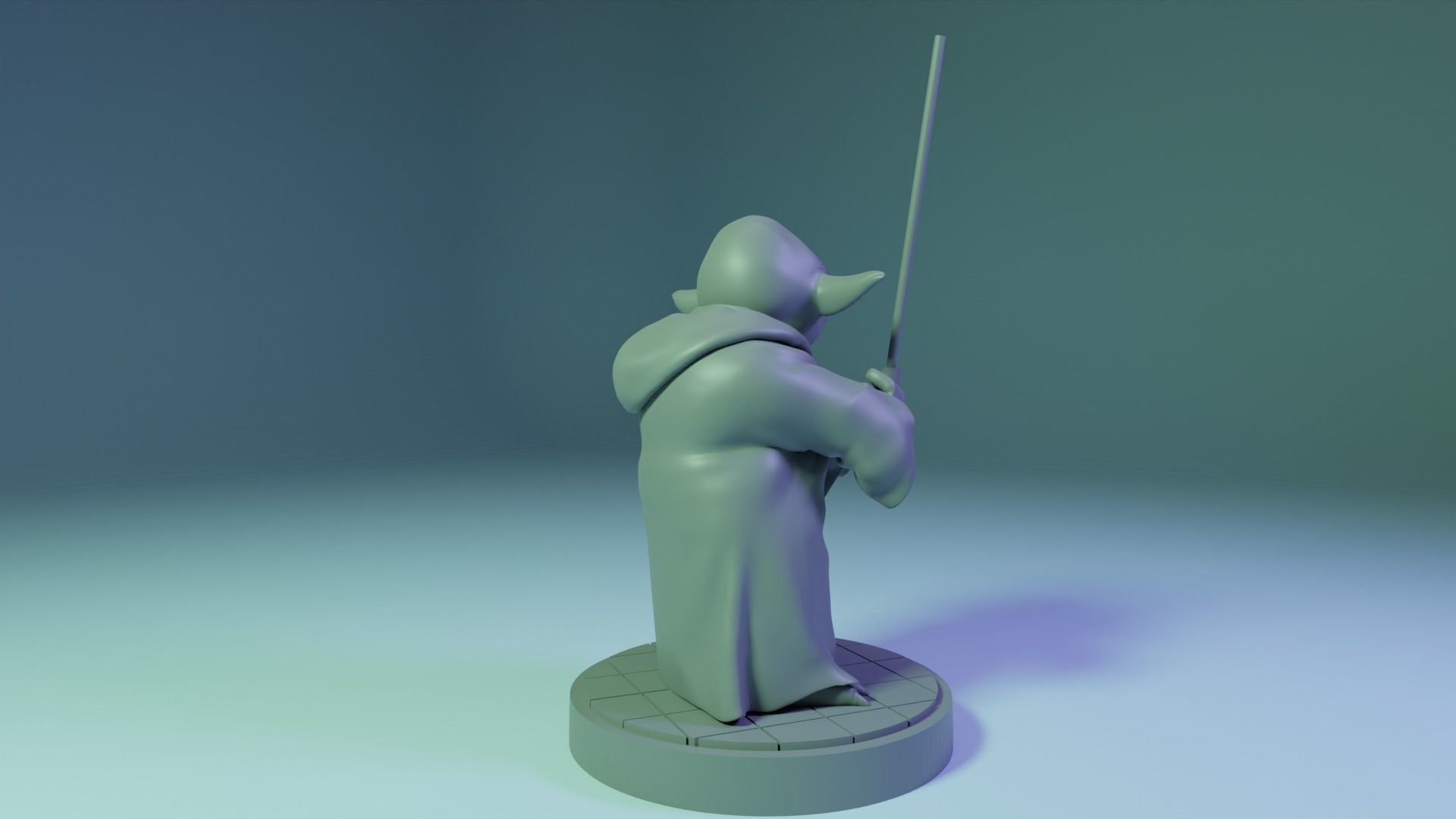 Star wars Yoda 3D print model_11