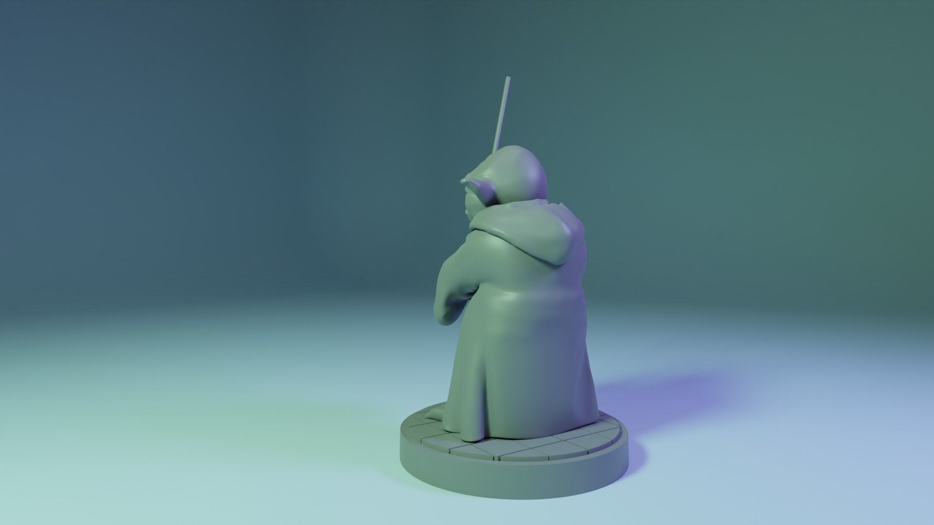 Star wars Yoda 3D print model_7