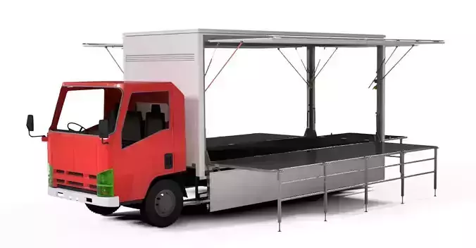 Truck Live Concert Lorry box