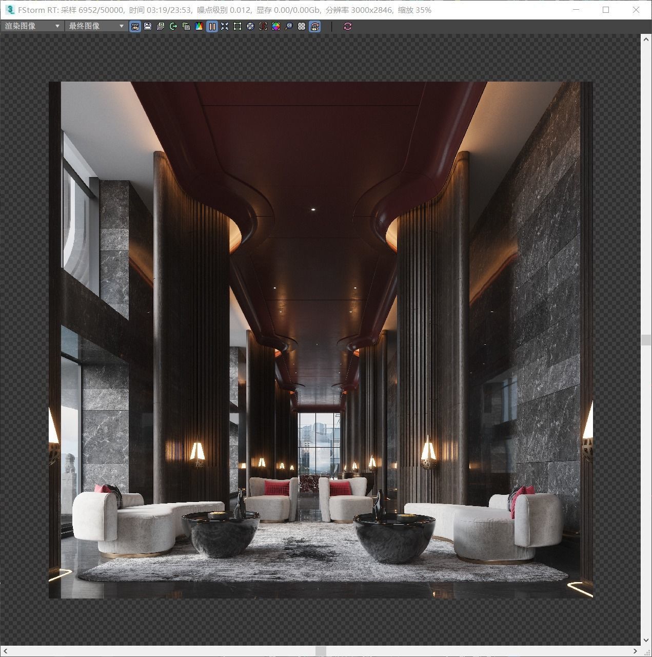 Lobby  for  fstorm 143d 3D model_1