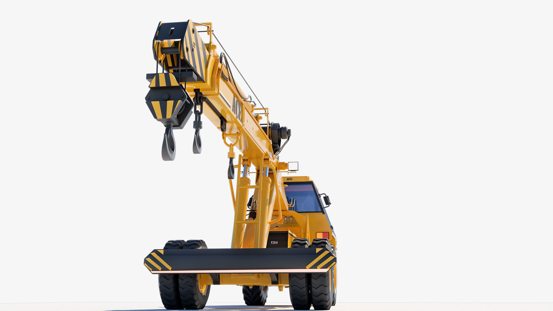HYDRAULIC MOBILE CRANE -3D Model 3D model 3D model_3
