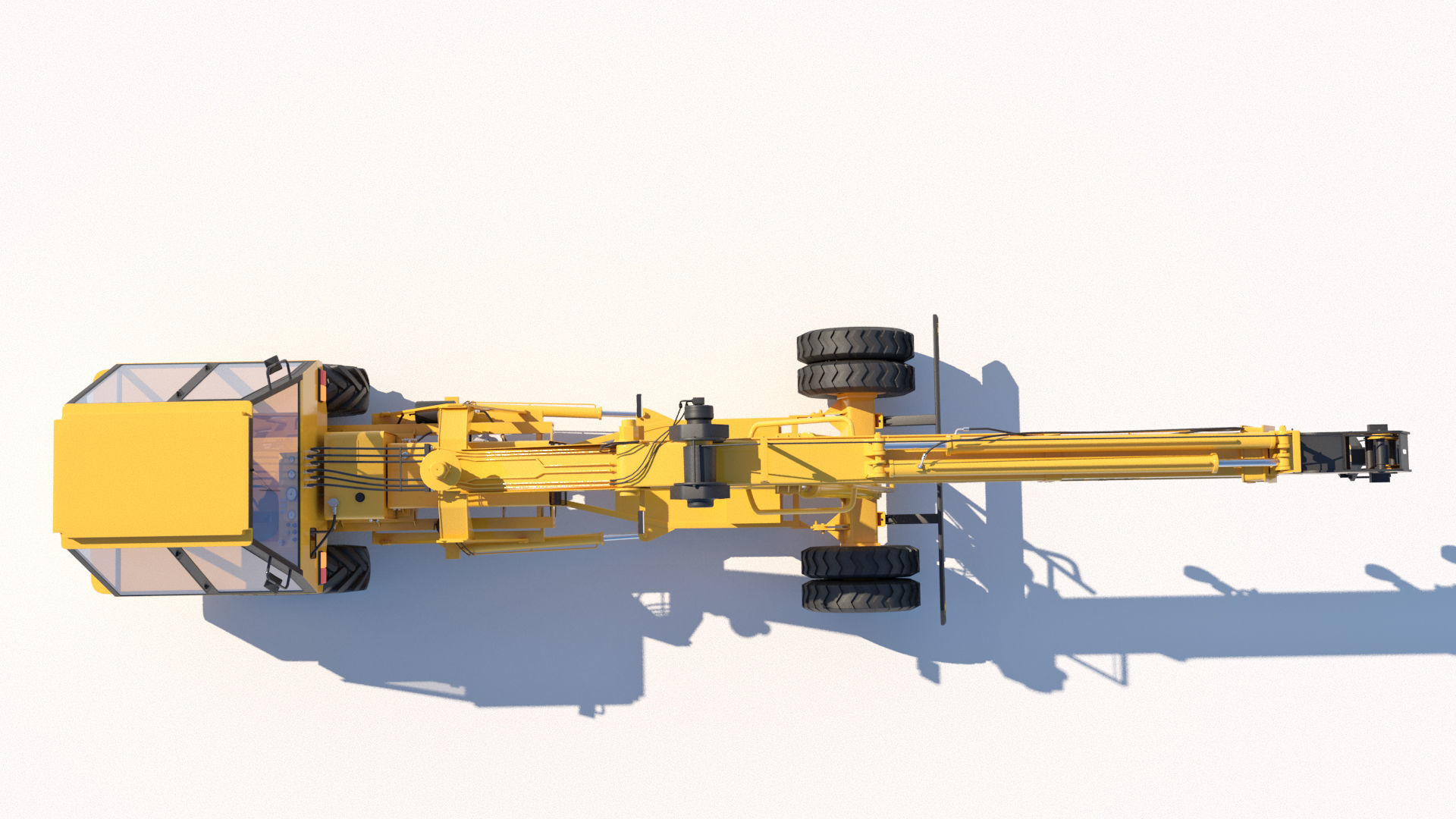 HYDRAULIC MOBILE CRANE -3D Model 3D model 3D model_2
