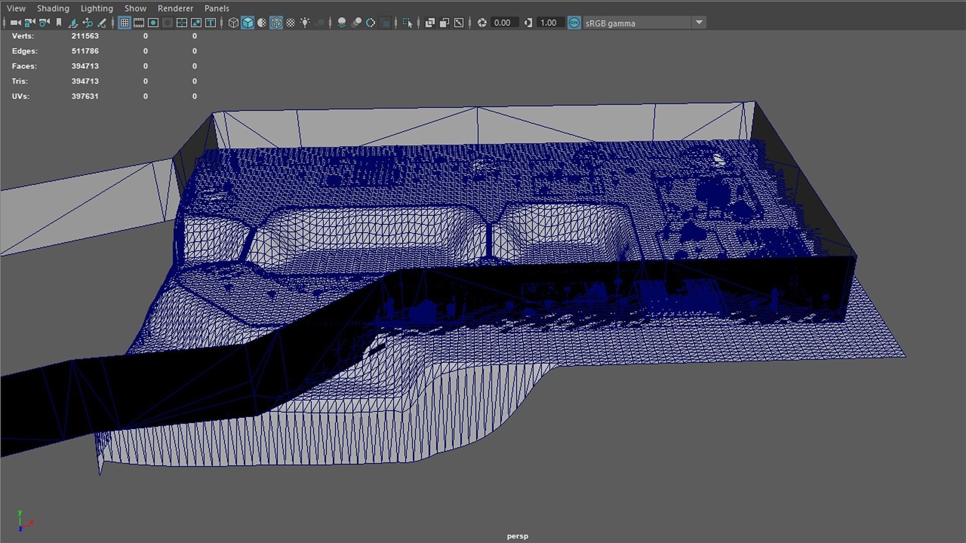 3D Low poly Farm Environment Low-poly 3D model_7