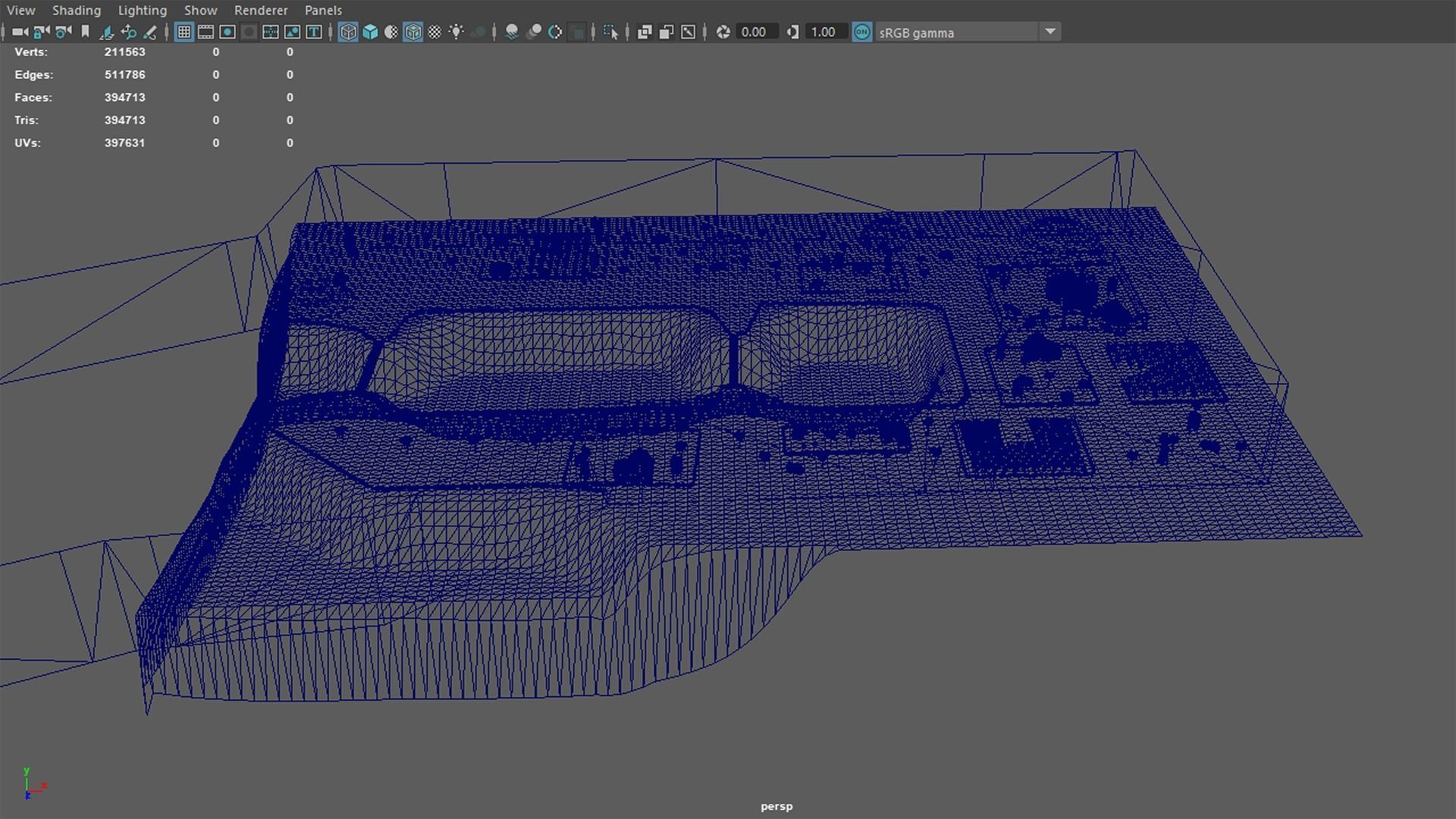 3D Low poly Farm Environment Low-poly 3D model_8