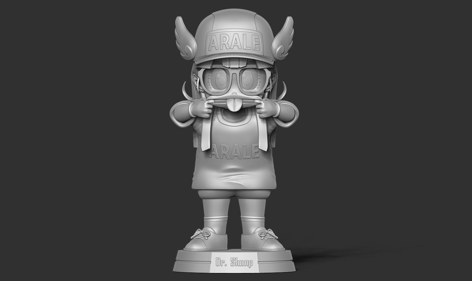 Naughty Arale Norimaki 3D print model_9