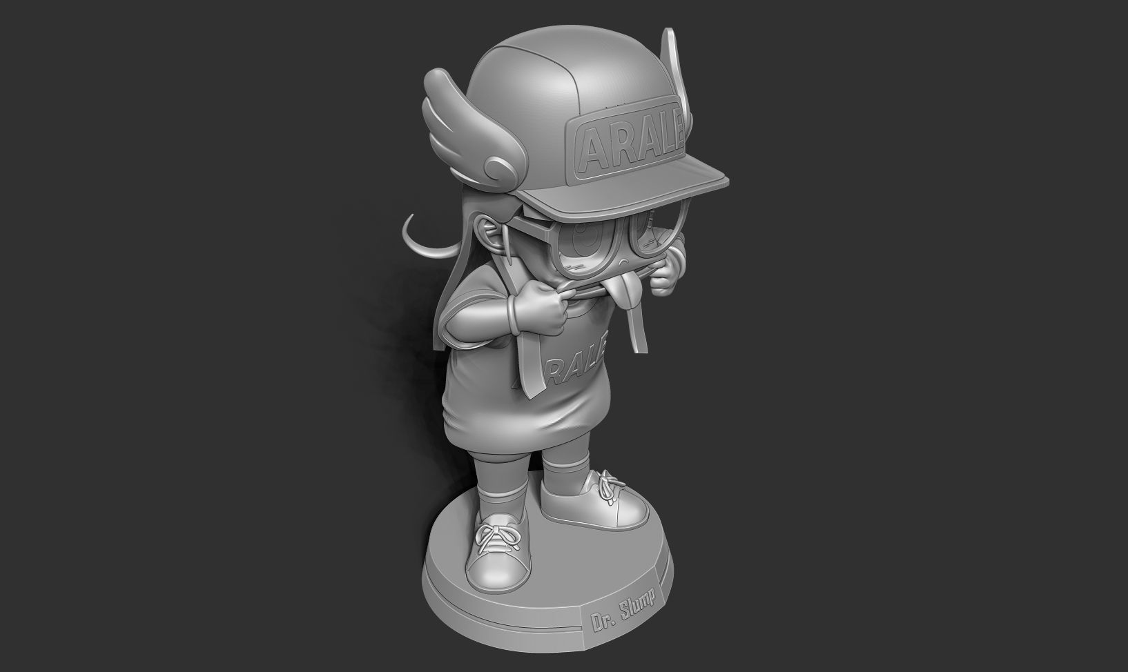 Naughty Arale Norimaki 3D print model_16
