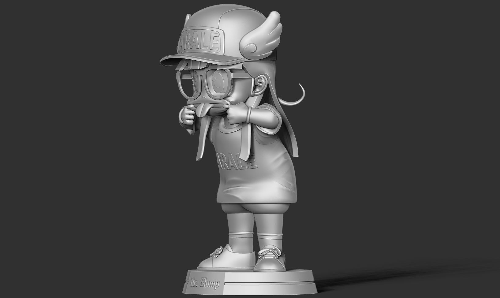 Naughty Arale Norimaki 3D print model_12
