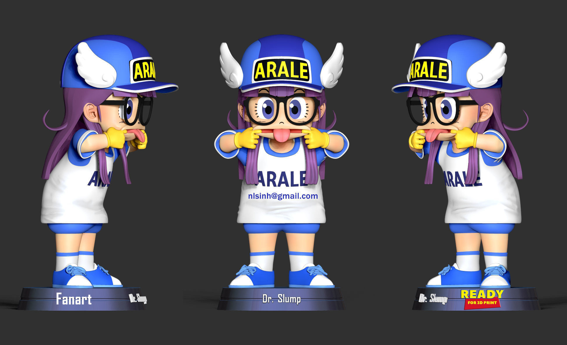 Naughty Arale Norimaki 3D print model_21