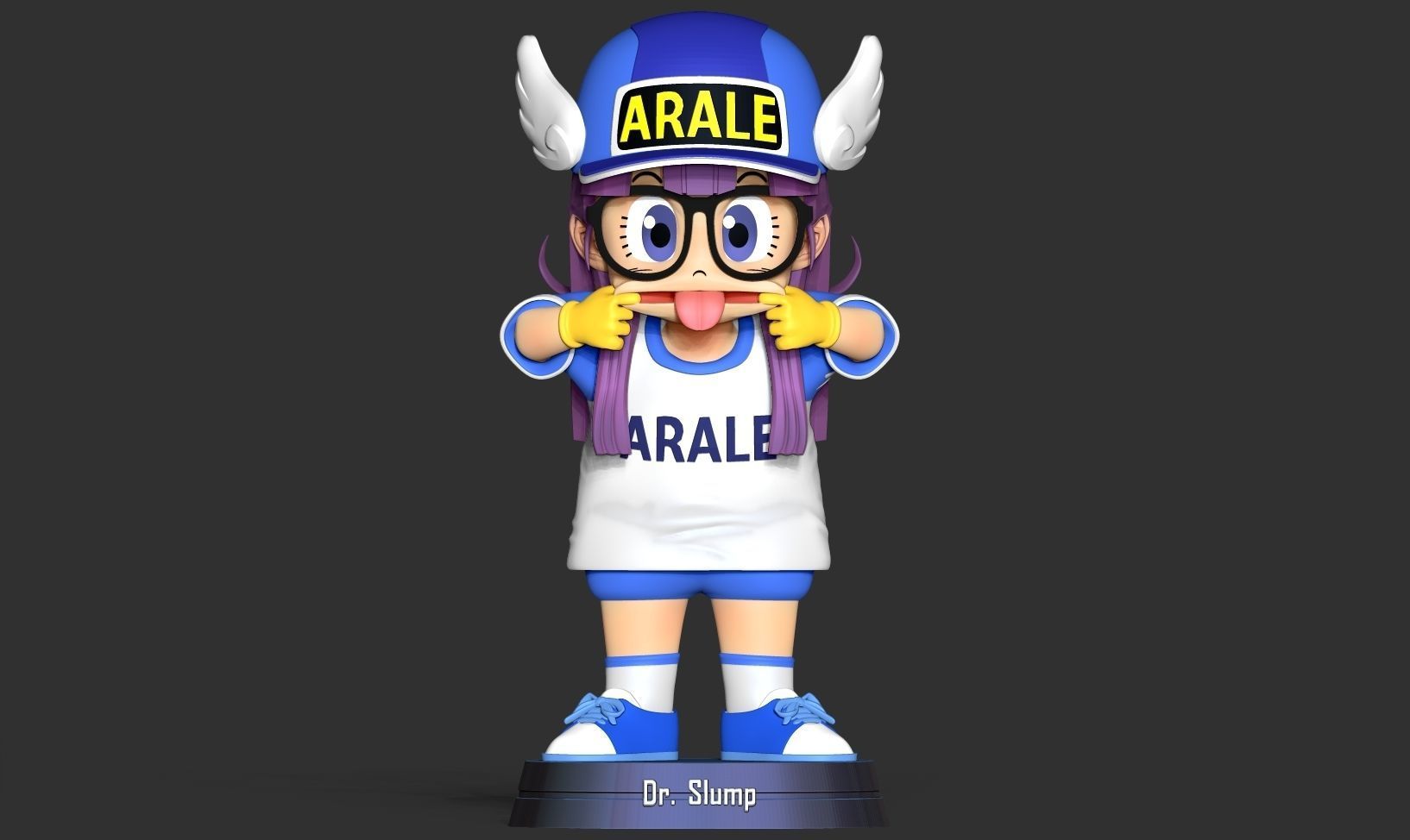 Naughty Arale Norimaki 3D print model_10