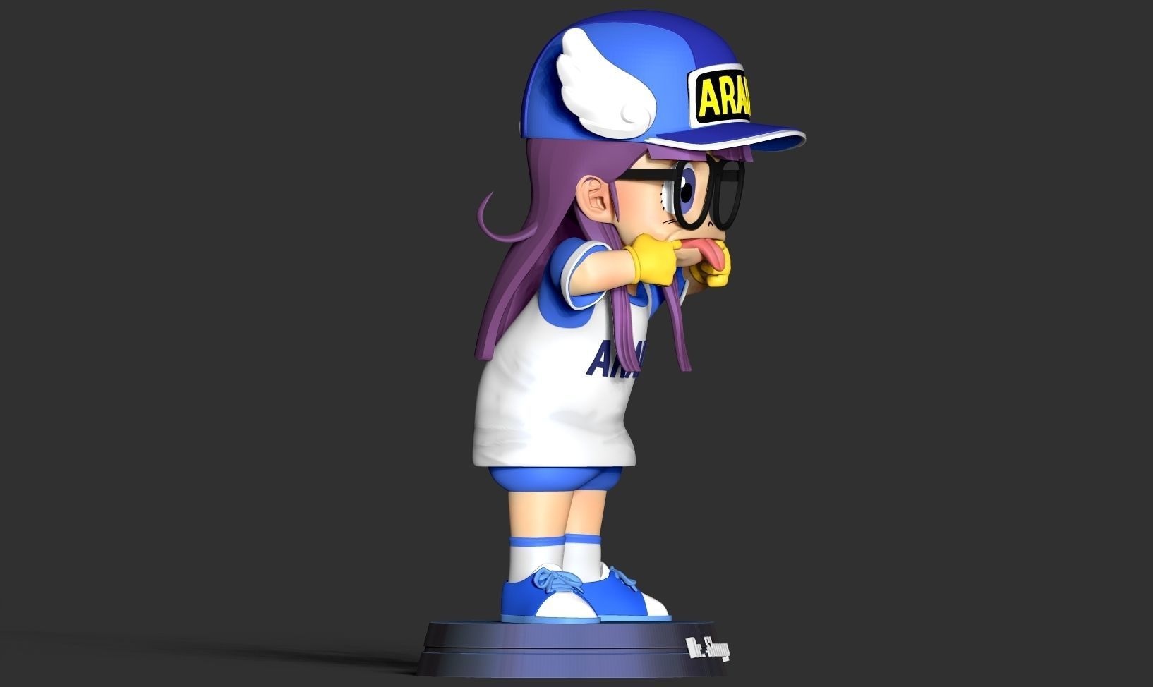 Naughty Arale Norimaki 3D print model_13