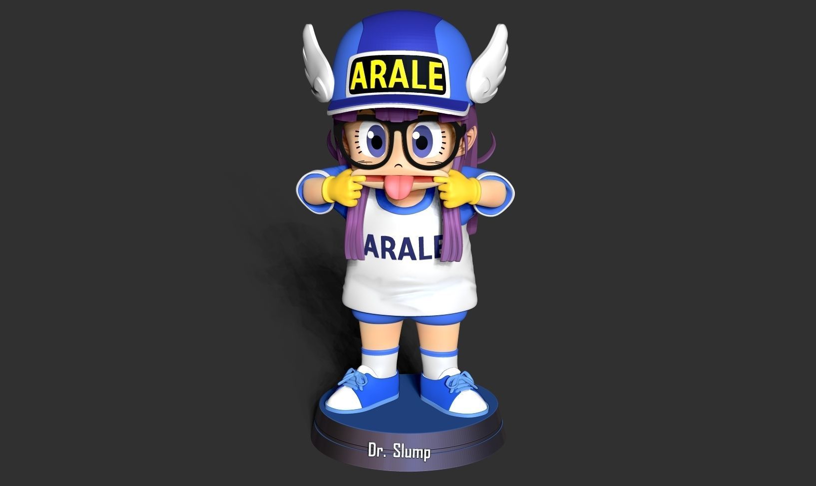 Naughty Arale Norimaki 3D print model_8