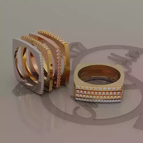 4 piece ring