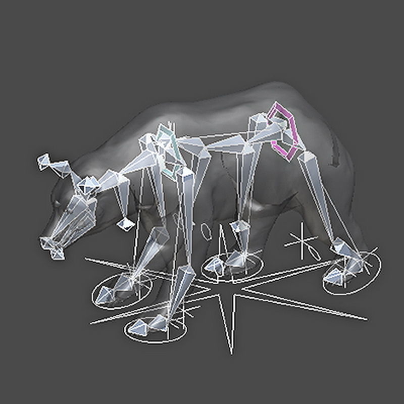 Pack - Bears Animated 3D model_19