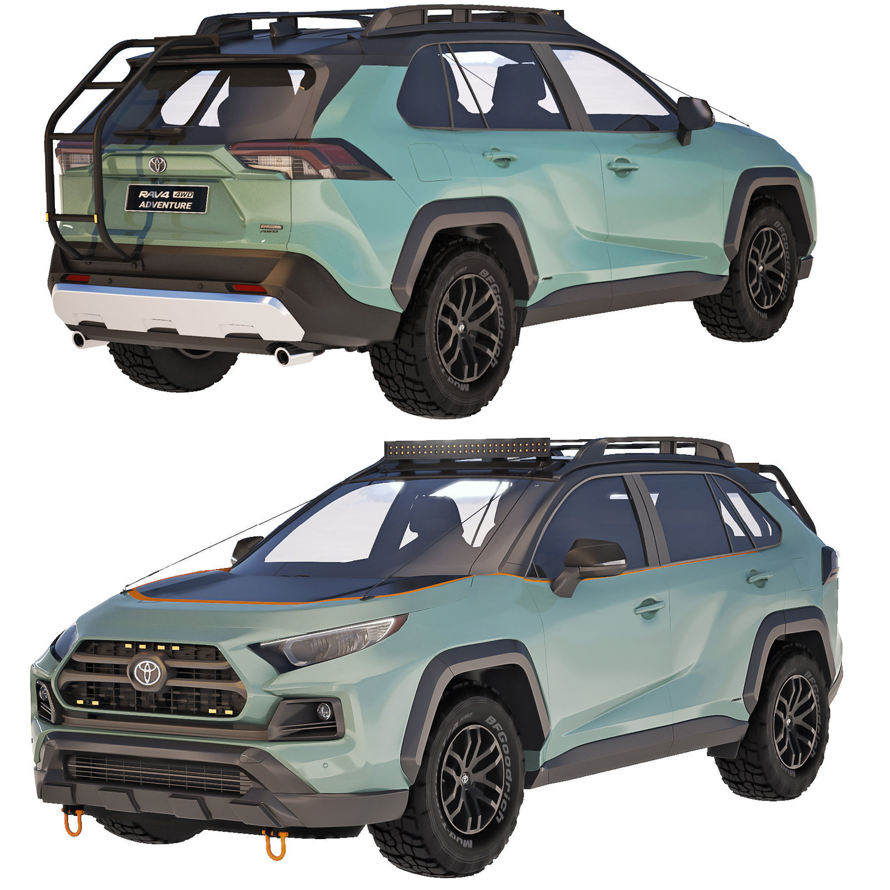 Toyota RAV4 Adventure 2019 3D model | CGTrader