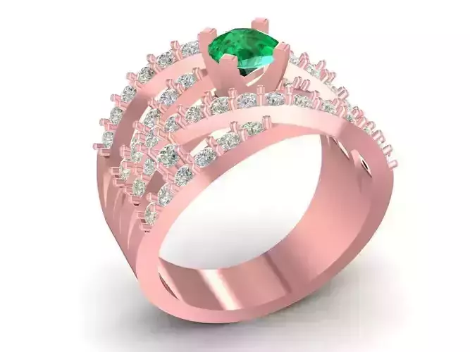 Diamond Engagement Ring for Women 728