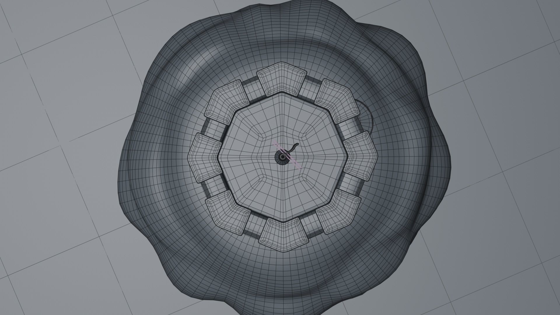 Stylized Gediminas Castle Tower 3D model_6