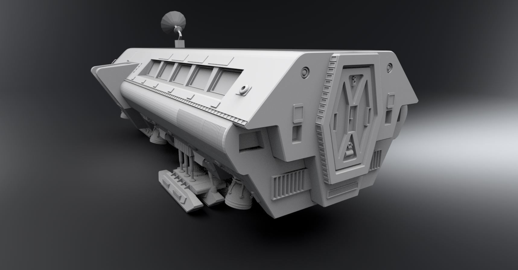 Moonbus Scale model   3D print model_2