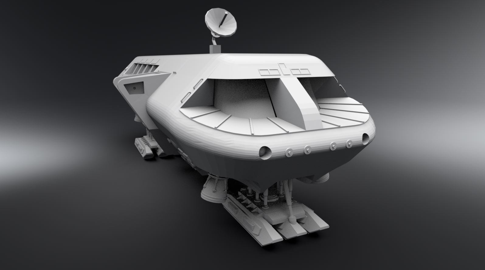 Moonbus Scale model   3D print model_4