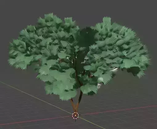 A 3D Cartoon Shade Tree