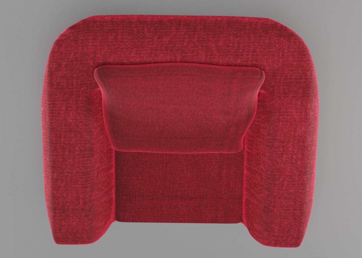 Single Sofa 3D-Model Low-poly 3D model_4