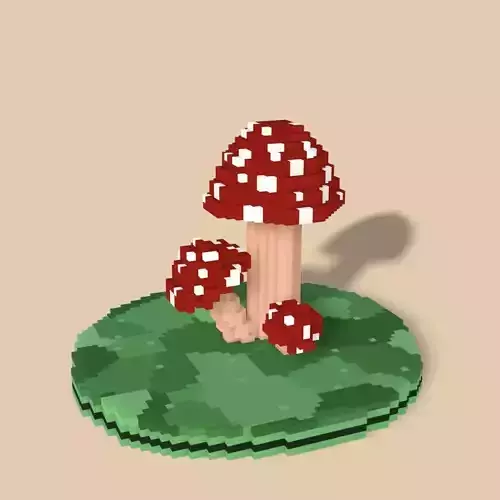Voxel Mushroom