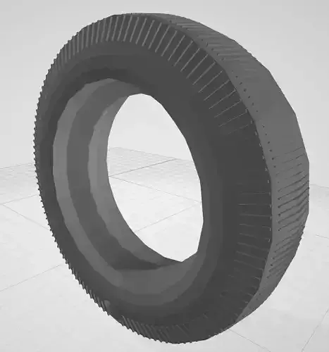 Tire for vintage wired RC car D35X10 mm