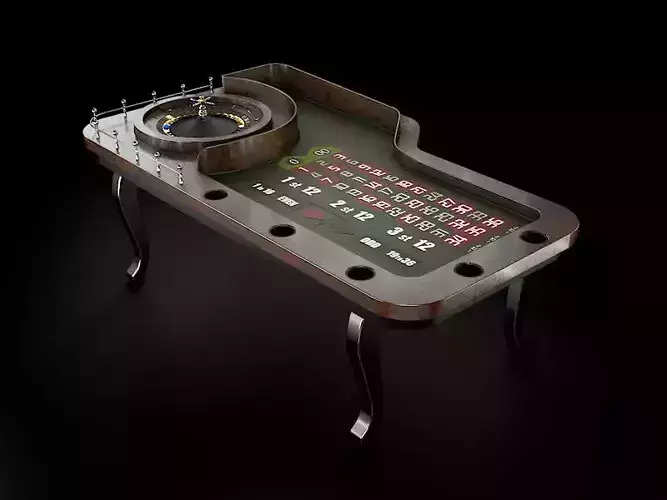 Roulette table