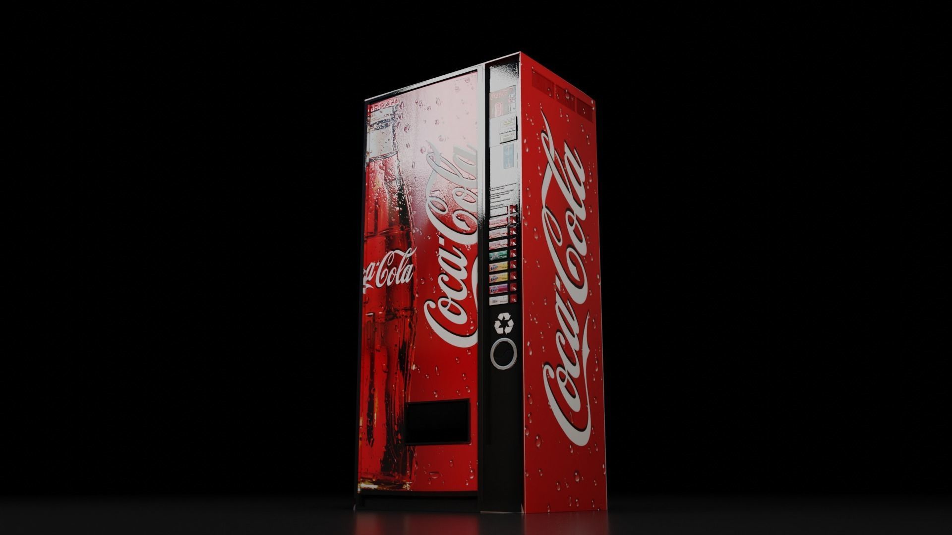 Vending Machine Collection- Pack of 4 Low-poly 3D model_3