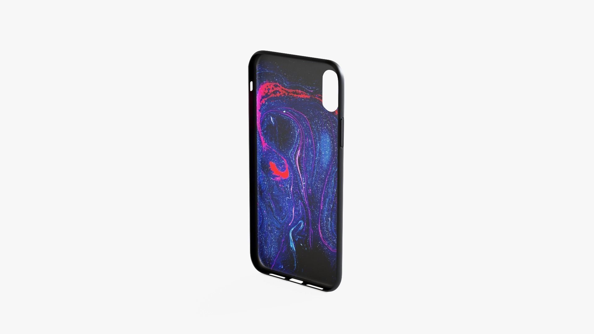 iPhone XS Case 8 Low-poly 3D model_8