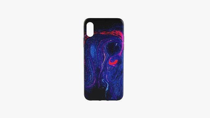 iPhone XS Case 8 Low-poly 3D model