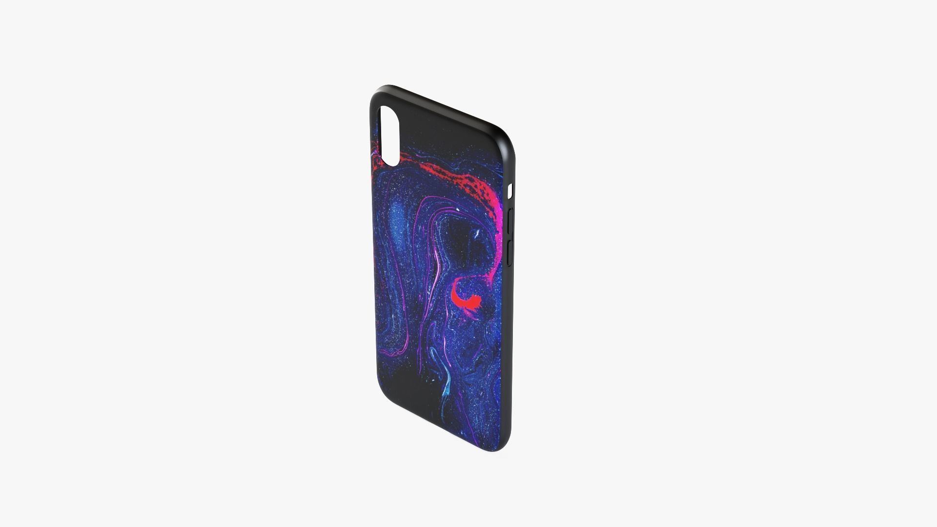 iPhone XS Case 8 Low-poly 3D model_1