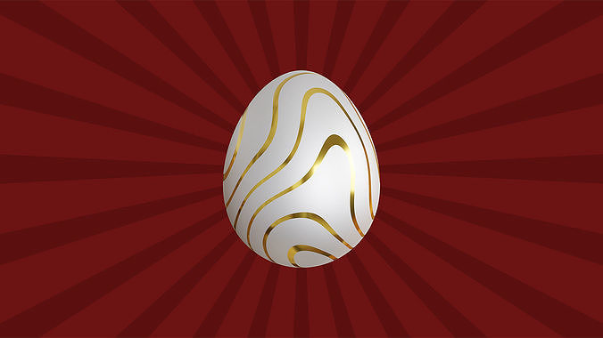 easter egg Free low-poly 3D model