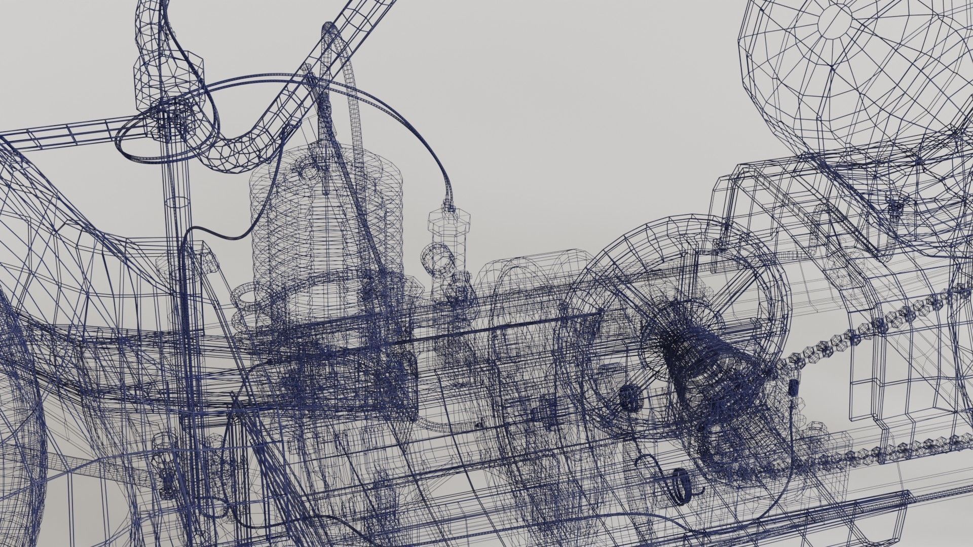 1921 Ner-a-car classic bike black PBR textured model 3D model_16