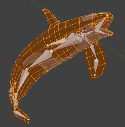 Orca Whale Low-poly 3D model_12