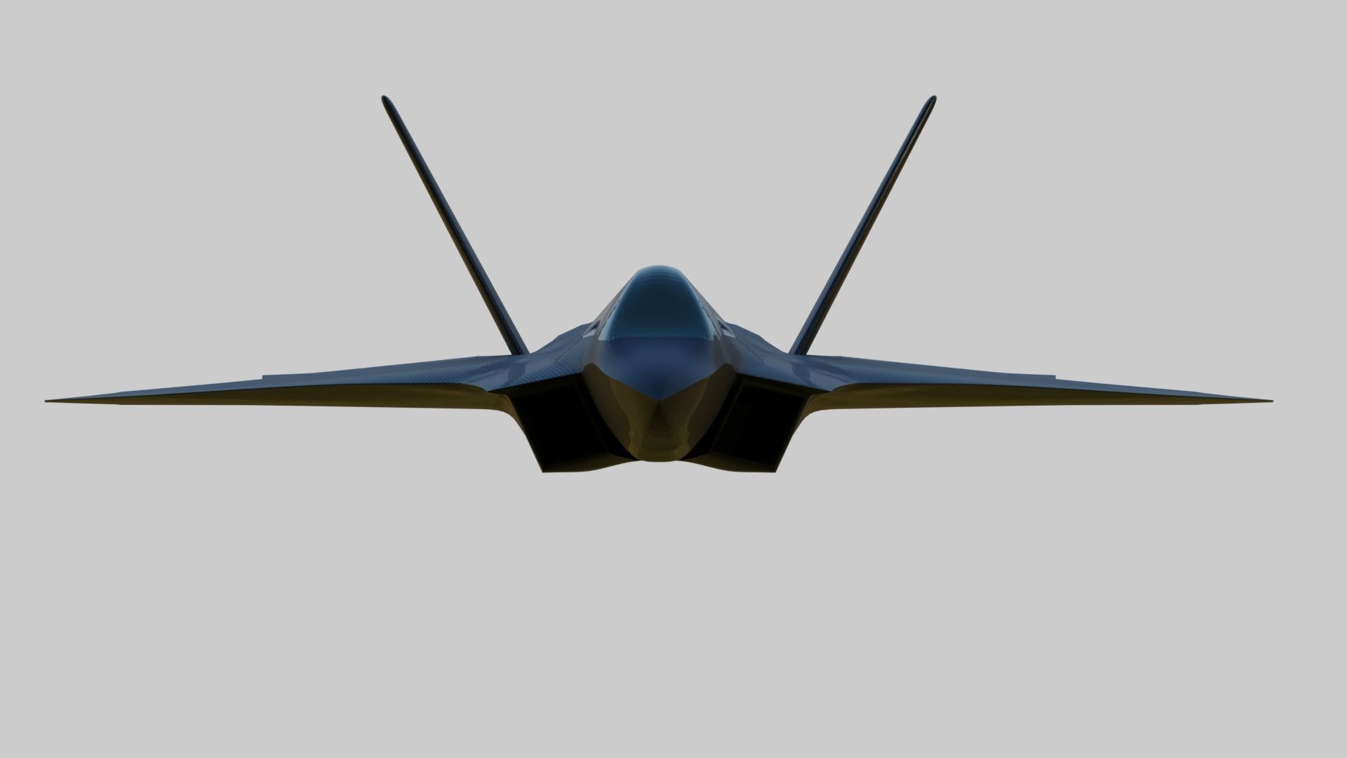F-22 Raptor 3D model_4