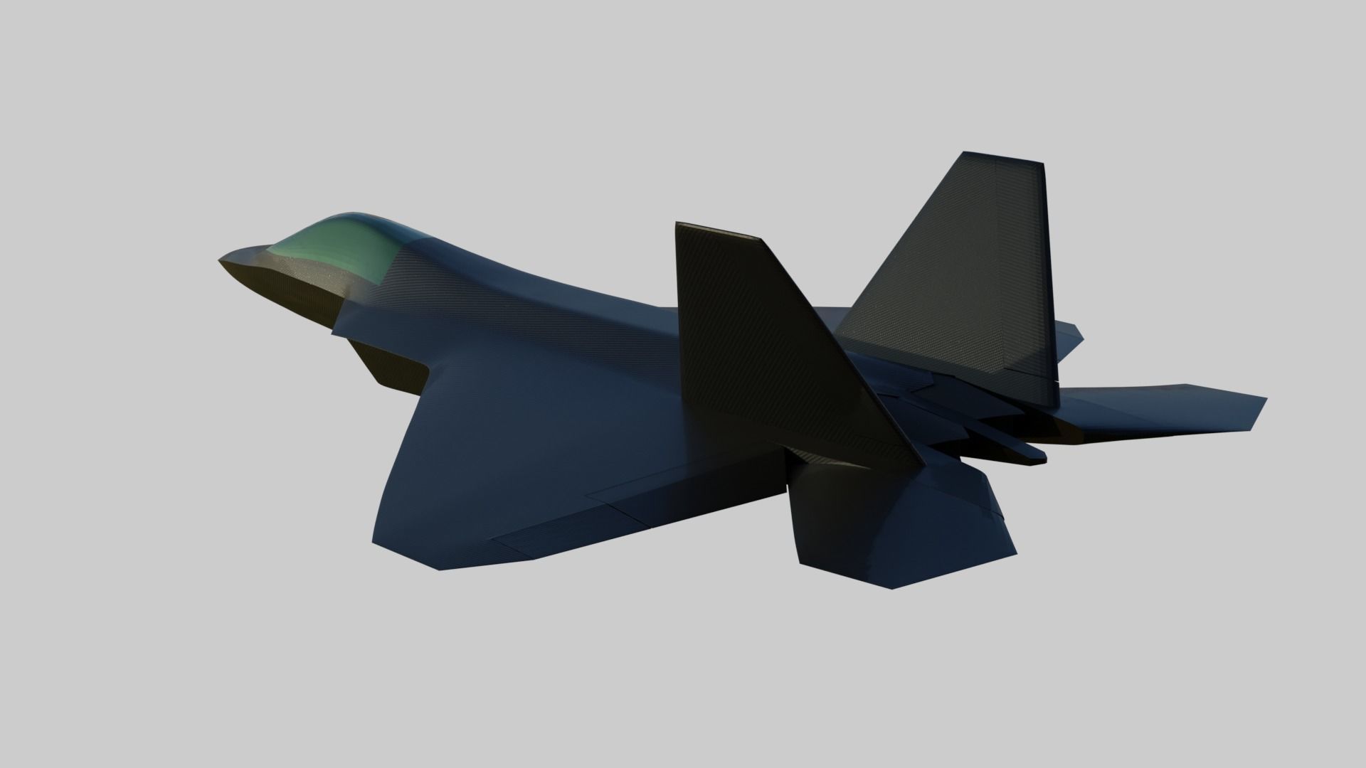 F-22 Raptor 3D model_2