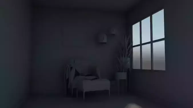 3d model  rest place