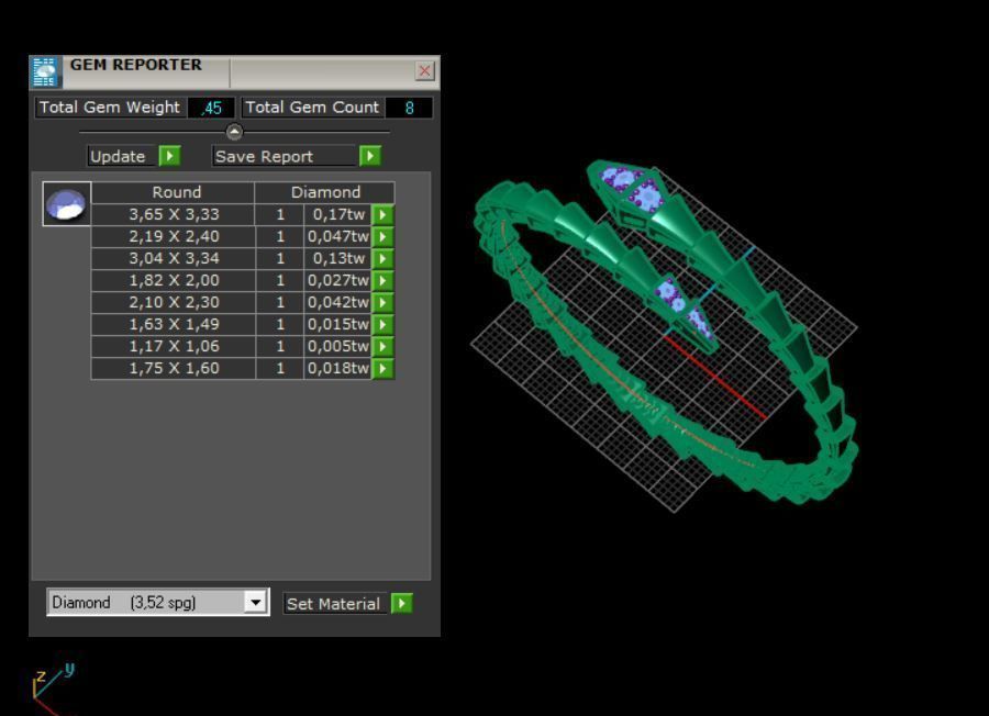 bvl bracelet 3D model_3