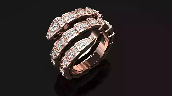 serpenti 2 tour ring