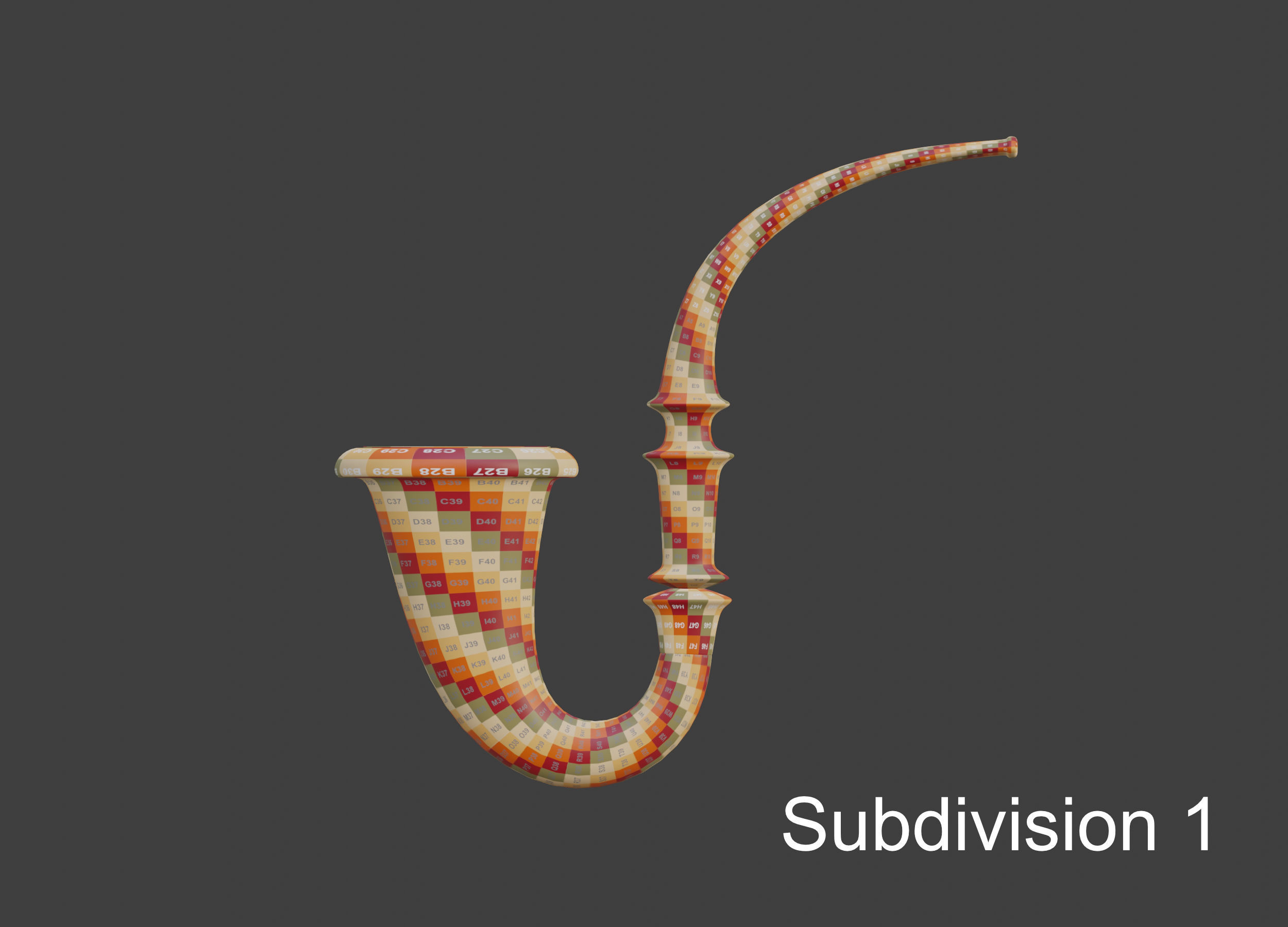 Vintage wooden tobacco pipe smoking 3D model_13
