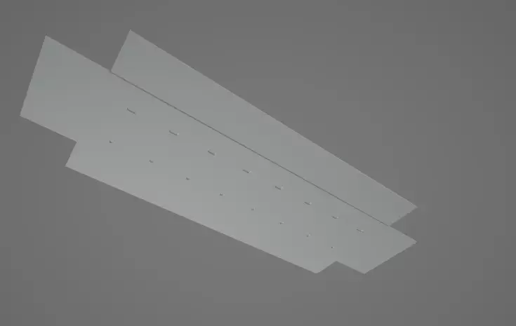 plate flat sheet of paper Free 3D model_0